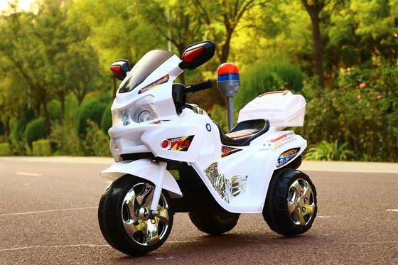 6V moto de police électrique pour enfants Taille 117*55*72cm Âge 2-8 ans