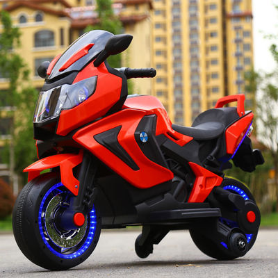 12V390 à batterie Rouge Blanc Bleu Électrique Voyage sur des motos pour les enfants