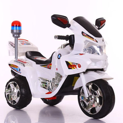 Fonction d'éducation précoce 6V Police électrique Voyage sur moto vélo voiture pour enfants modèle