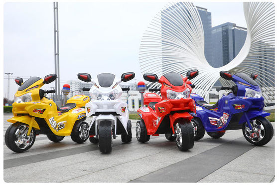 Fonction d'éducation précoce 6V Police électrique Voyage sur moto vélo voiture pour enfants modèle