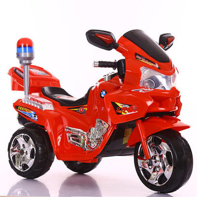 Fonction d'éducation précoce 6V Police électrique Voyage sur moto vélo voiture pour enfants modèle