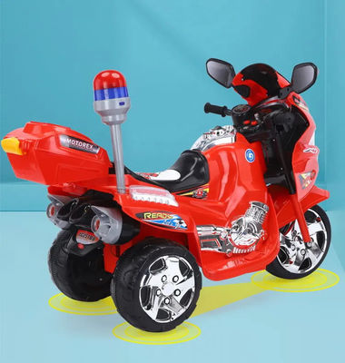 Fonction d'éducation précoce 6V Police électrique Voyage sur moto vélo voiture pour enfants modèle