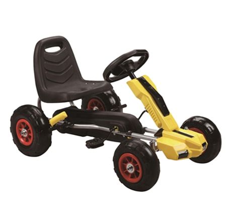 Roues gonflables pour enfants Voyage en karting avec pédales Charge maximale 30KG 86X51X48cm