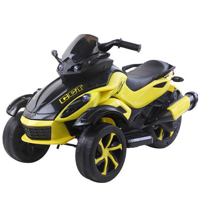 Voyage électrique rechargeable en voiture pour enfants Musique et lumières Trois roues