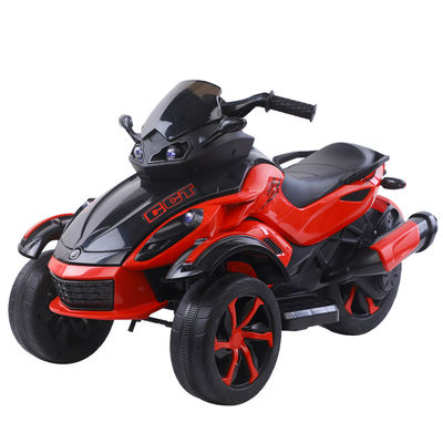 Voyage électrique rechargeable en voiture pour enfants Musique et lumières Trois roues