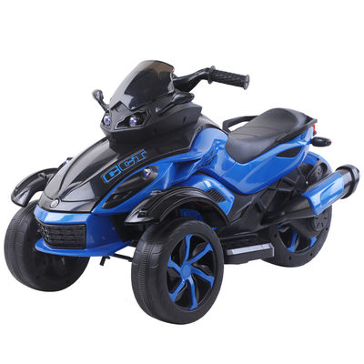Voyage électrique rechargeable en voiture pour enfants Musique et lumières Trois roues