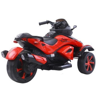 Voyage électrique rechargeable en voiture pour enfants Musique et lumières Trois roues
