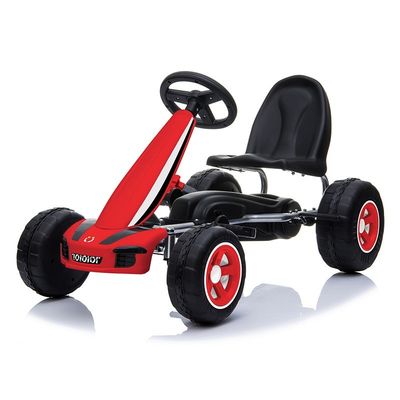 Unisexe 4 roues pour enfants Voyage sur pédale Go-Karts voiture avec G.W. NW 7.4/6.06