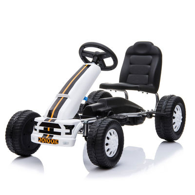 Roue gonflable Voiture bleue pour enfants à la pédale Voiture de karting non chargée pour 8-13 ans