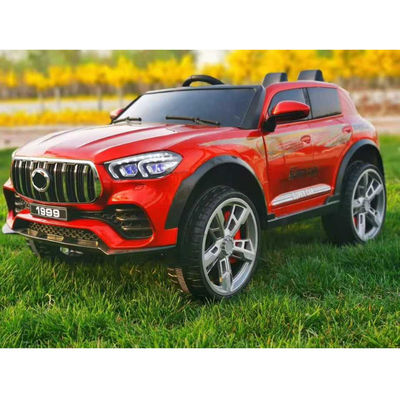 12 Volts électrique 2 places Voyage en voiture Jouet pour enfants 4-8 télécommande et siège en cuir