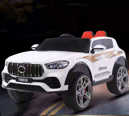 12 Volts électrique 2 places Voyage en voiture Jouet pour enfants 4-8 télécommande et siège en cuir