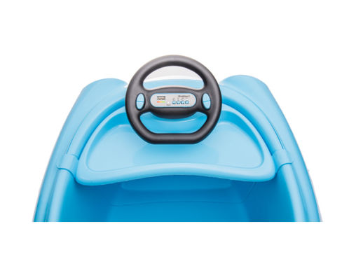 Taille de carton 78,5*60*38,5cm 2.4G télécommande bébé 6V électrique Voyage sur le pare-chocs voiture