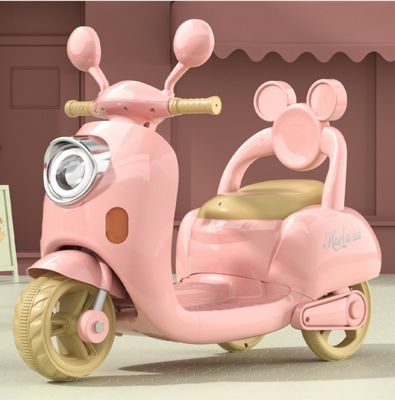 3 à 4 ans Bébé à vélo à trois roues Jouet de voiture avec batterie et taille de carton 78*66*38 cm