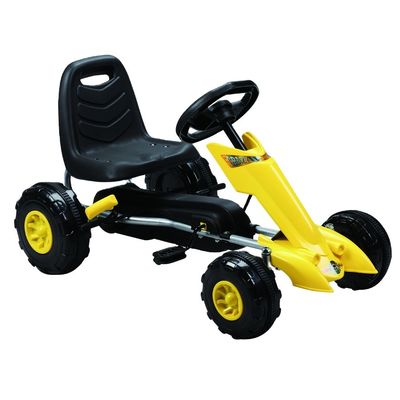 Modèle mini-taille pédale frein à main Mini Kids Pedal Kart Car Pour les enfants voiture de course