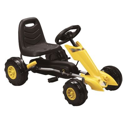 Modèle mini-taille pédale frein à main Mini Kids Pedal Kart Car Pour les enfants voiture de course
