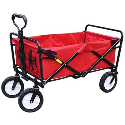 Tubes en acier 25*10*0.7CM Chariot de plage portable pour jardin extérieur