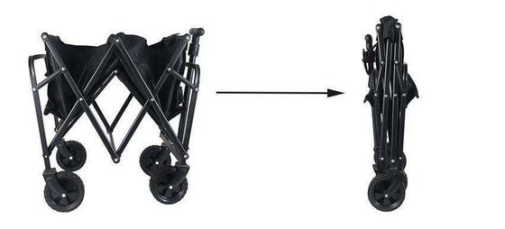 Chariot pliable de 200 lb pour le camping en plein air