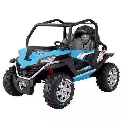 Populaire 12V UTV Voyage en voiture pour les enfants télécommande LED deux places rouge bleu blanc