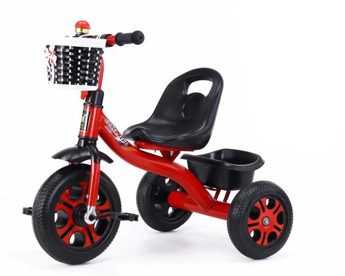 2023 Baby Trike Manettes à chargement rapide et panier avant tissé pour enfants de 2 à 5 ans