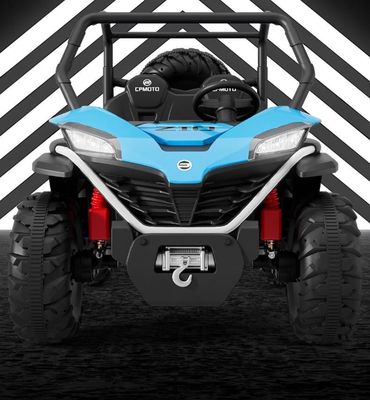 Populaire 12V UTV Voyage en voiture pour les enfants télécommande LED deux places rouge bleu blanc