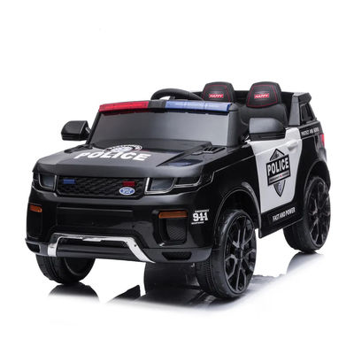 Type PP plastique style policier voiture pour enfants jouets Voiture avec télécommande électrique 12V