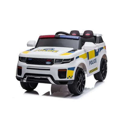 Type PP plastique style policier voiture pour enfants jouets Voiture avec télécommande électrique 12V