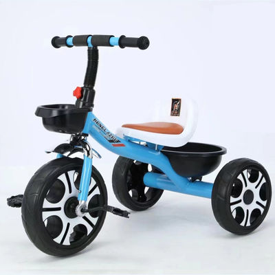 Tricycle bébé pour enfants 2-5 ans 3 roues siège en cuir doux grande roue Mickey