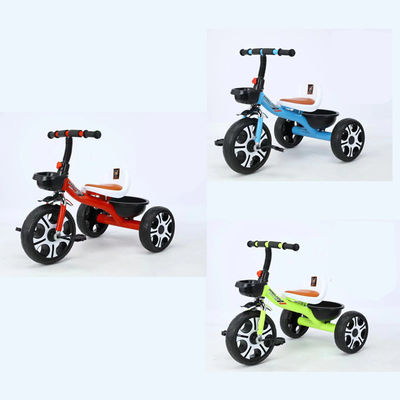 Tricycle bébé pour enfants 2-5 ans 3 roues siège en cuir doux grande roue Mickey