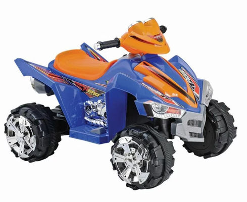 Éclairage Musique Enfants 6v 12v ATV tout-terrain à quatre roues Voyage en voiture avec freins électroniques