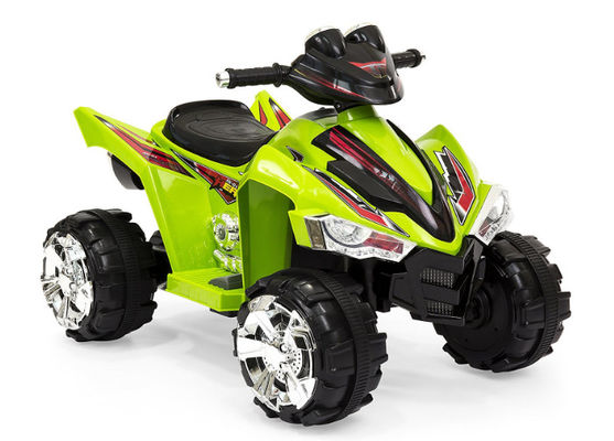 Éclairage Musique Enfants 6v 12v ATV tout-terrain à quatre roues Voyage en voiture avec freins électroniques