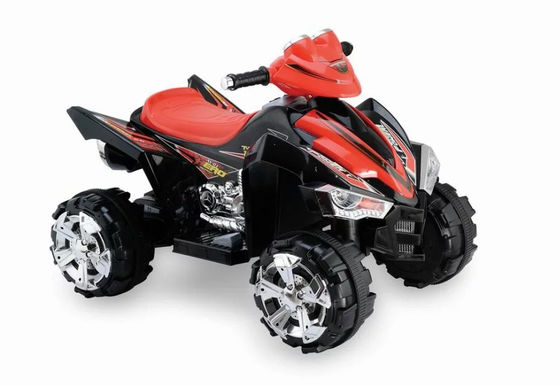 Éclairage Musique Enfants 6v 12v ATV tout-terrain à quatre roues Voyage en voiture avec freins électroniques