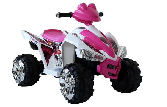 Éclairage Musique Enfants 6v 12v ATV tout-terrain à quatre roues Voyage en voiture avec freins électroniques