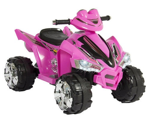 Éclairage Musique Enfants 6v 12v ATV tout-terrain à quatre roues Voyage en voiture avec freins électroniques