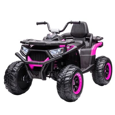 Rouge Noir Blanc Rose Enfants 4 roues Ride sur Atv Powerwheel 12v voiture électrique pour les enfants