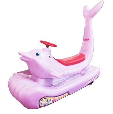 Unisexe Voyage électrique en voiture pour les enfants et les adultes Parque d'attractions aux dauphins colorés