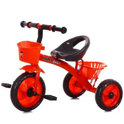 Baby Trike Poussette pour enfants Voiture de marche 3 roues équilibre des vélos pour 5-7 ans