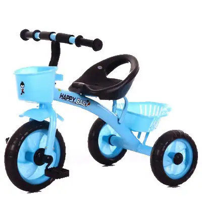 Baby Trike Poussette pour enfants Voiture de marche 3 roues équilibre des vélos pour 5-7 ans