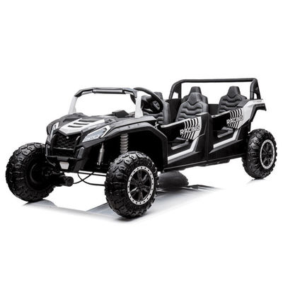 Commande à distance 24v UTV 4 places Voyage en voiture pour adultes et enfants en rouge rose