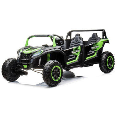 Commande à distance 24v UTV 4 places Voyage en voiture pour adultes et enfants en rouge rose