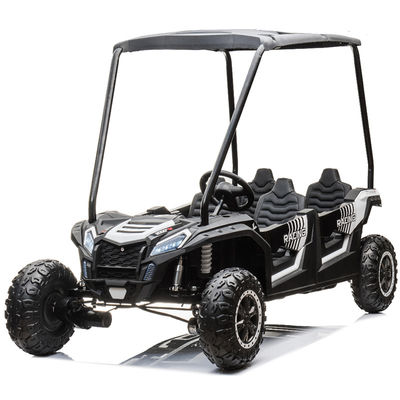 Commande à distance 24v UTV 4 places Voyage en voiture pour adultes et enfants en rouge rose