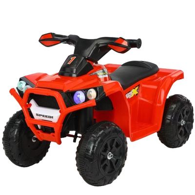 Unisexe Plastique Ride On 6V Jouets de voiture électrique avec lumière et modèle de musique